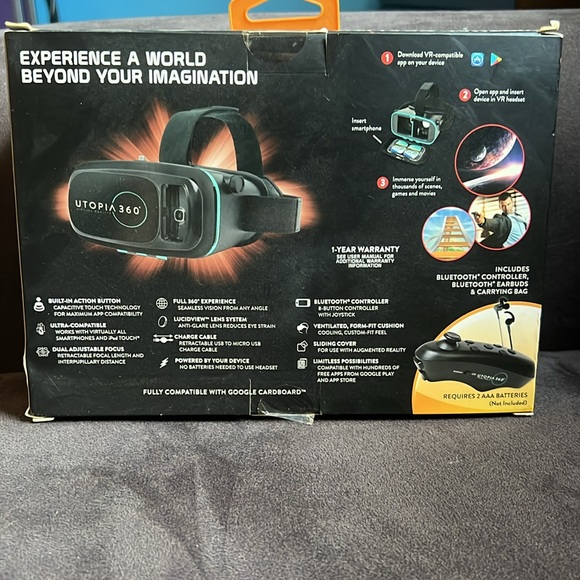 Utopia 360 Virtual Reality 3D headset - Picture 4 of 10